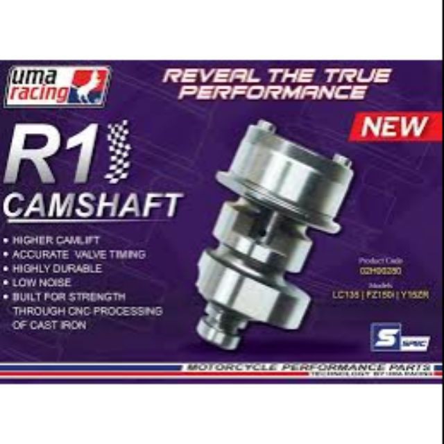 100 Original Uma Racing Cam Shaft R1 / R3 / R4 / R5 S1 Lc135 Y15ZR