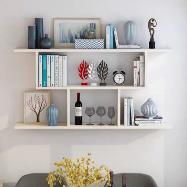 Wall Cabinet Book Shelf Wall Rack Wall Mounted Strange Rack Rak Buku ...