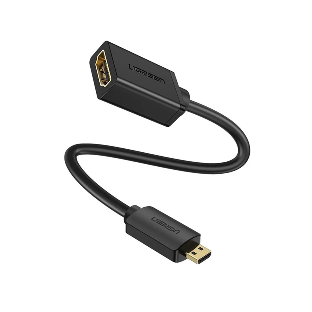 Buy Ugreen 30103 Micro HDMI To HDMI Adapter Cable, Male to Male High Speed  HDMI Cable, Supports 3D 4K 60Hz 1080P Audio Return, 2 Meter, Black Online -  Shop Electronics & Appliances