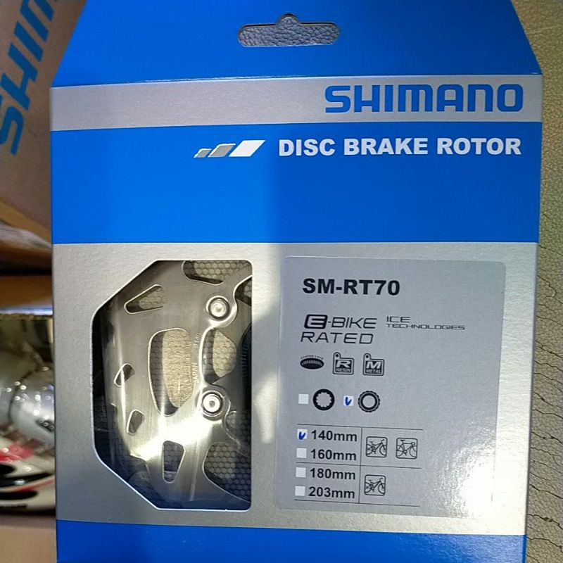 Shimano Centerlock Disc Brake Rotors - SM-RT70, S 160mm, w/ Lock Ring