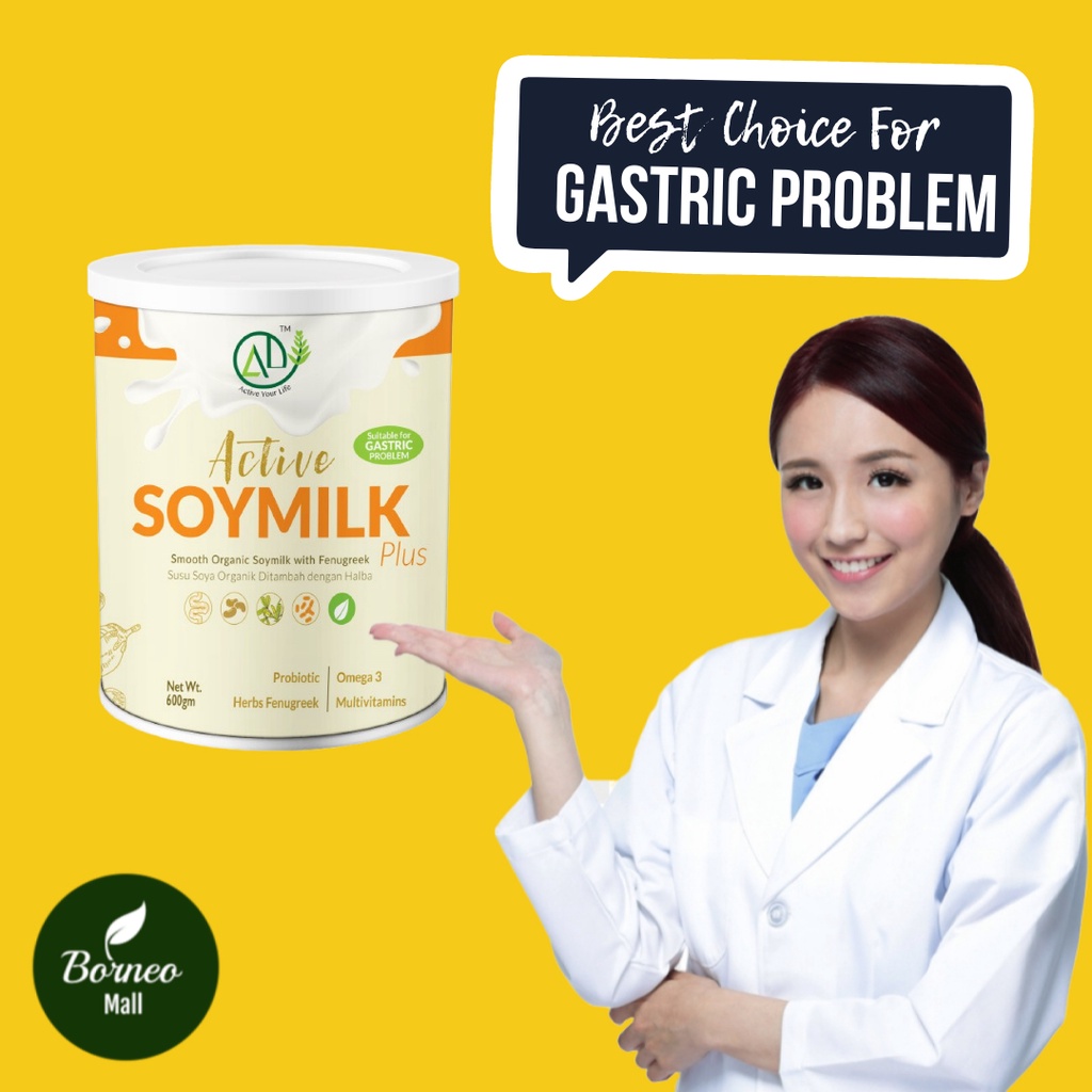 ActiveLife Active Soymilk Soy Milk Plus 600gm (Suitable For Indigestion