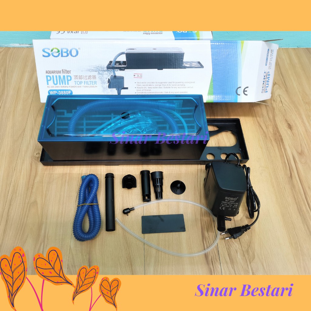 Sobo TOP FILTER FISH AQUARIUM Wp3880F WP-3880f 3880 TANK SOBO TOP ...