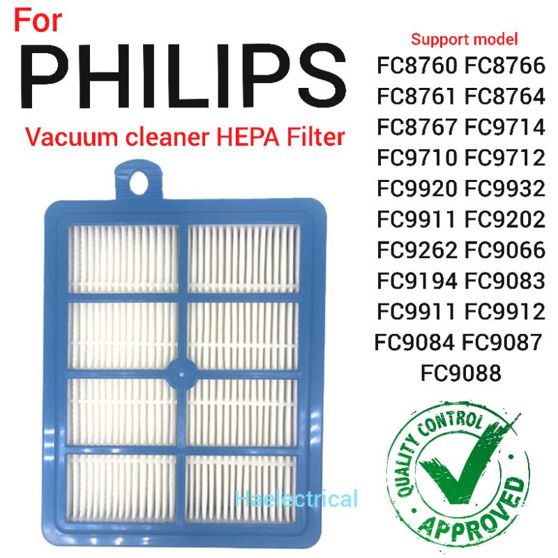 Philips vacuum cleaner hepa filter FC8760 FC8766 FC8761 FC8764 FC8767