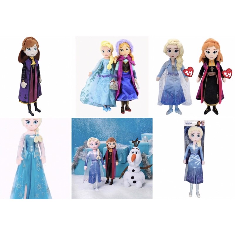 Soft anna best sale and elsa dolls