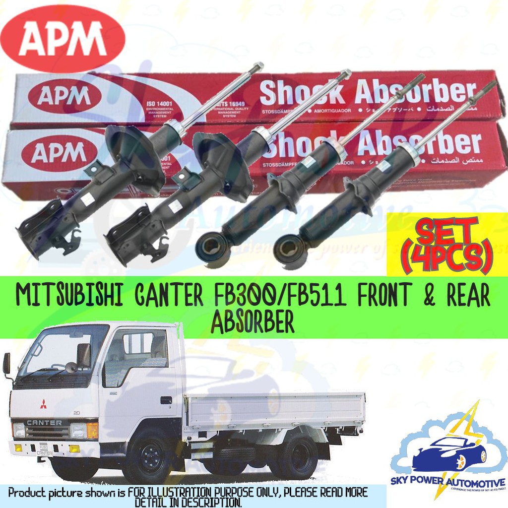 MITSUBISHI CANTER FB300 FB511 APM SHOCK ABSORBER FRONT 2PCS