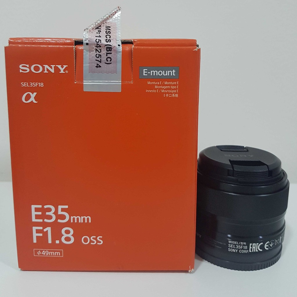 Sony 35mm F1.8 OSS for E mount SEL35F18 [USED] | Shopee Malaysia