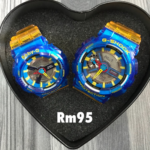 Jam couple g hot sale shock baby g