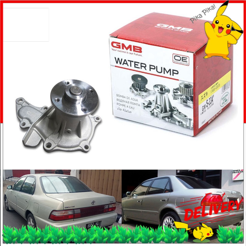 GMB WATER PUMP TOYOTA COROLLA SEG AE101 AE111 1.6 16V (GWT-83A) PKC ...