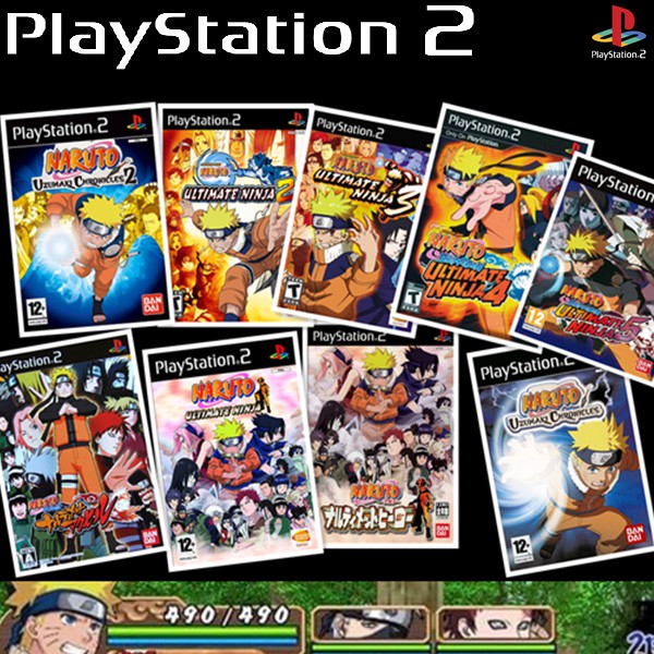 ② Naruto Shippuden Ultimate Ninja 4 - PS2 — Jeux