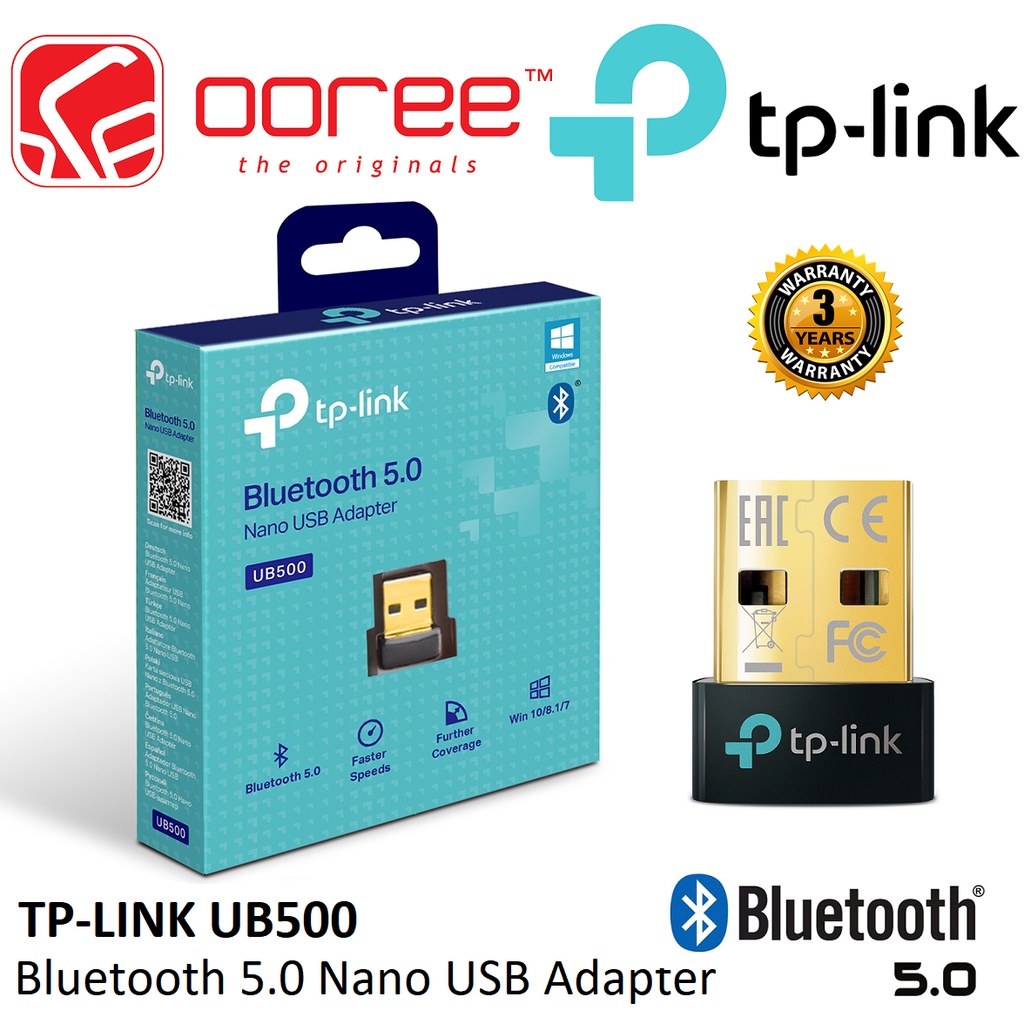 TP-LINK UB500 Bluetooth 5.0 Nano USB Adapter