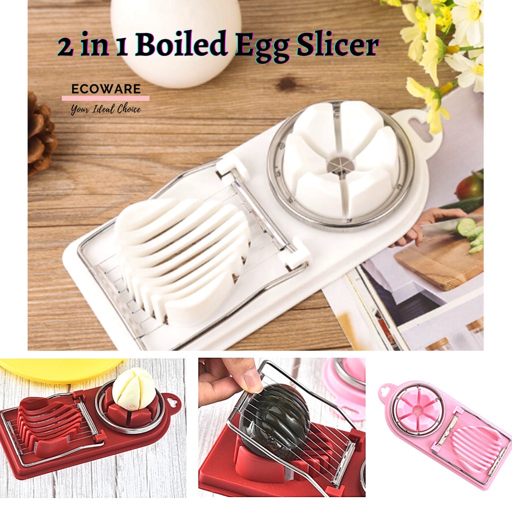 2 in 1 Egg Slicer for Hard Boiled Eggs Egg Cutter - China Kitchen