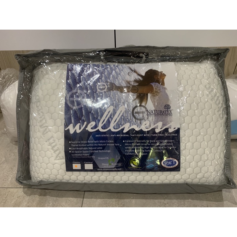 NATURATEX NATURAL LATEX WELLNESS ANTi STRESS PILLOW Shopee Malaysia