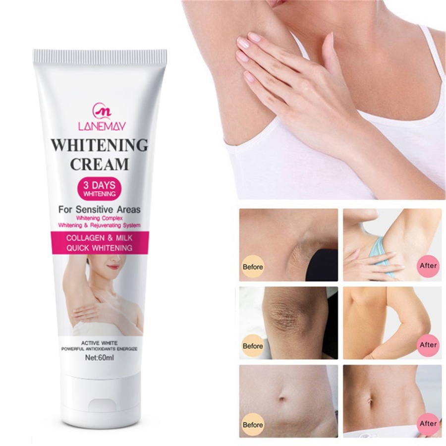 LLKQQ Underarm Whitening Cream Body Creams Between Legs Knees Private