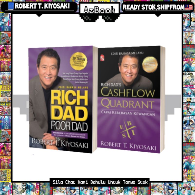 Buku Rich Dad Poor Dad Cashflow Quadrant Edisi Bahasa Melayu Robert T