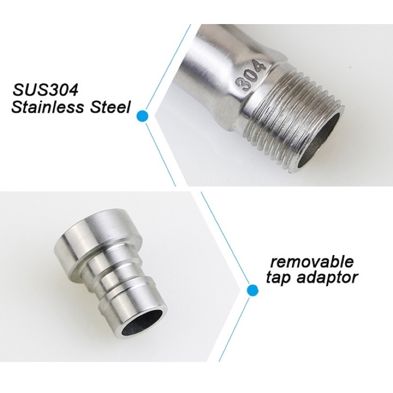 Stainless Steel SUS 304 Wall Hose Tap | Shopee Malaysia