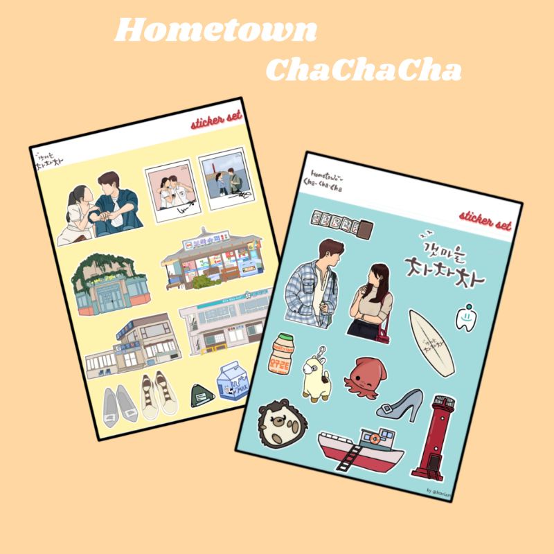 Hometown ChaChaCha Sticker Set | Shopee Malaysia