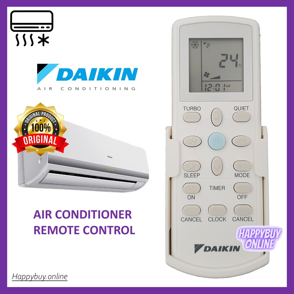 Daikin Air Conditioner Remote Control DGS01 Daikin Original Aircond Remote Control Shopee Malaysia