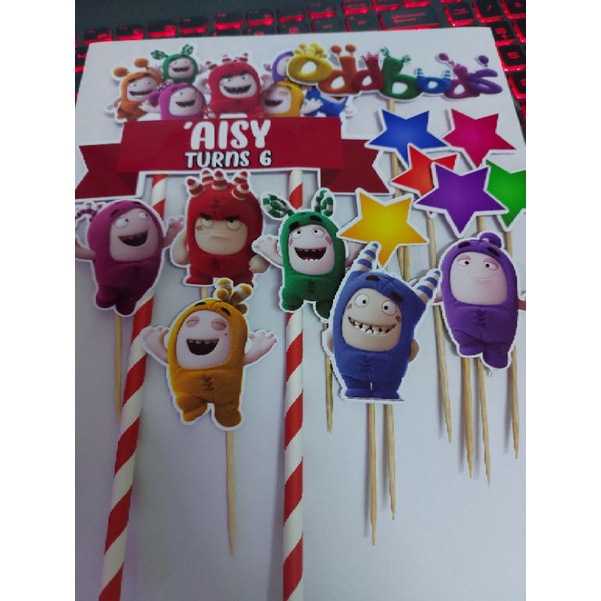 ODDBODS CAKE TOPPER. | Shopee Malaysia