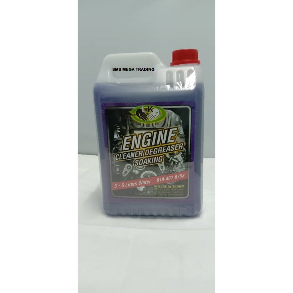 LK ENGINE CLEANER DEGREASER SOAKING (5 + 5 LITER WATER) (12UNIT/ORDER) Shopee Malaysia