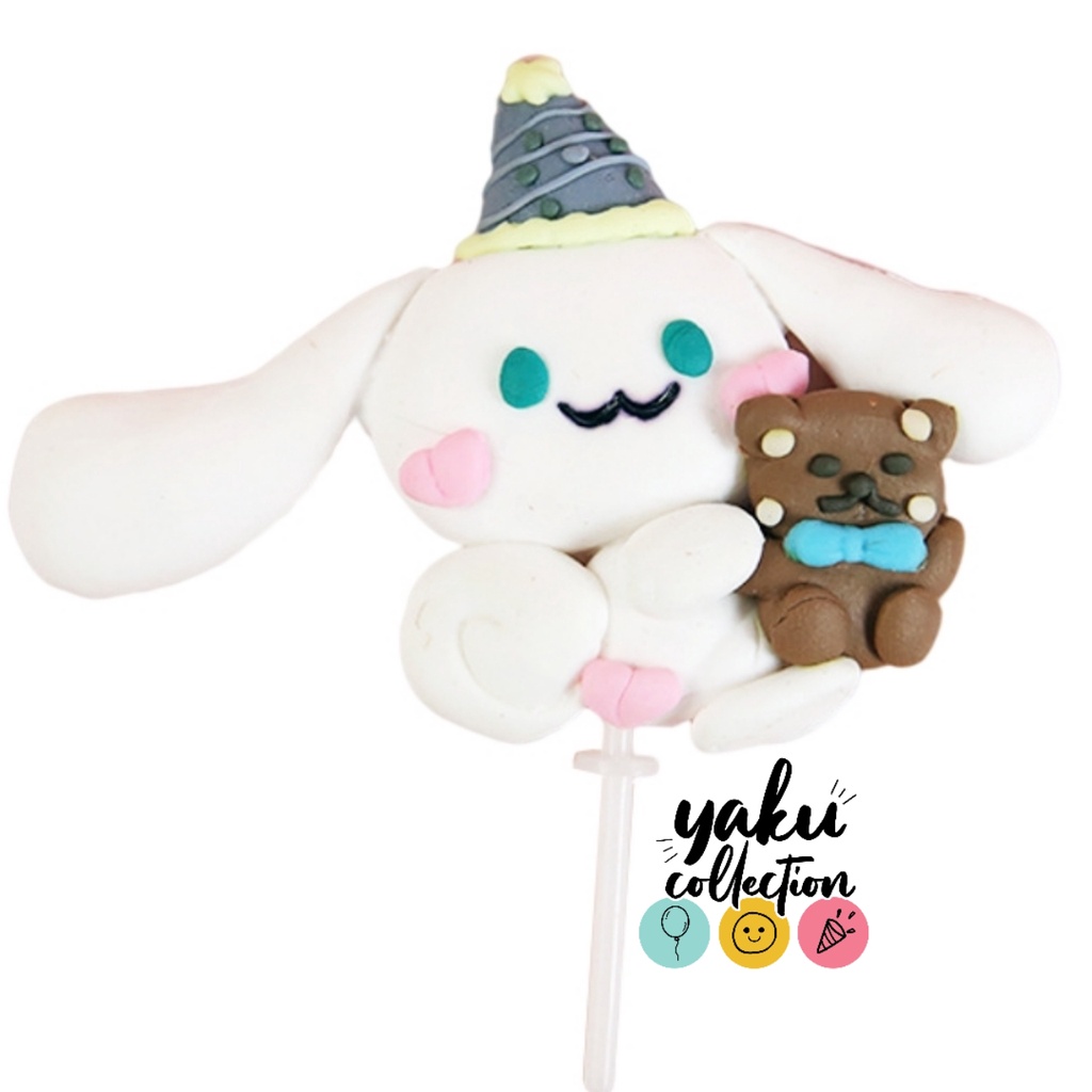 Sanrio Kuromi Hello Kitty Model Melody Cinnamoroll Doll Cake Decoration