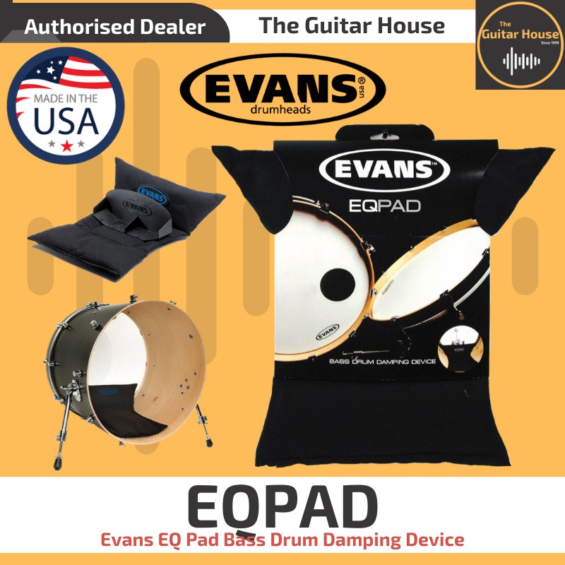 Evans EQPAD EQ Pad™ Bass Drum Damping Device Shopee Malaysia