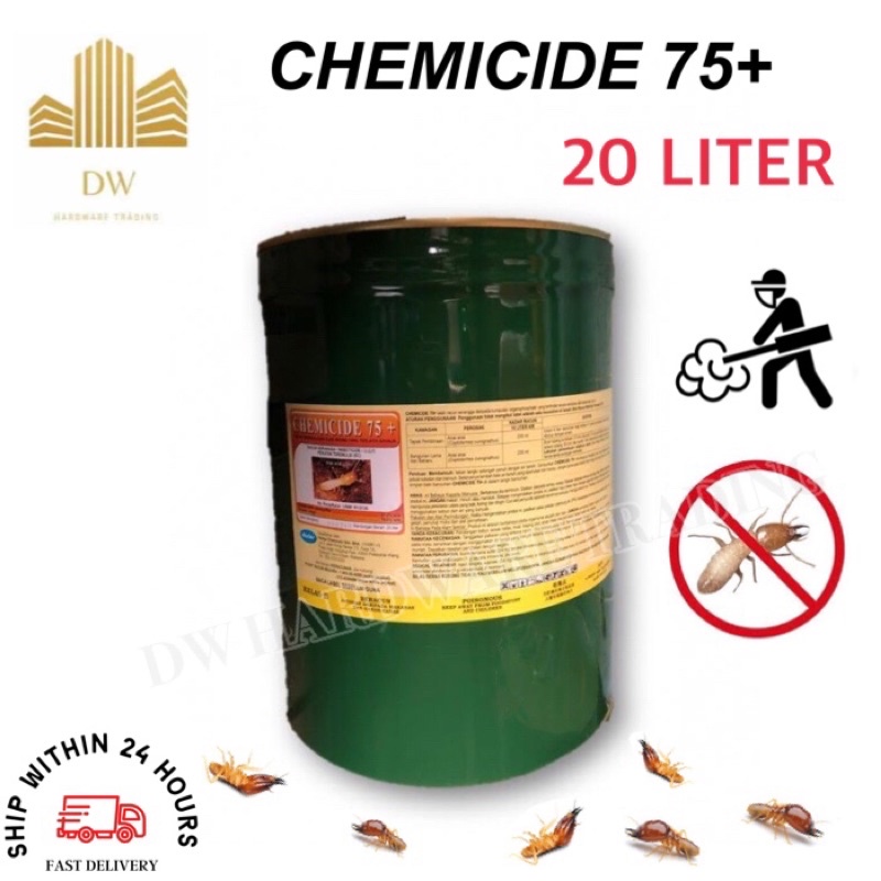 🔥Ready Stock🔥 20L Chemicide 75+ Insecticide 21.2% Class 2 / Racun Anai ...