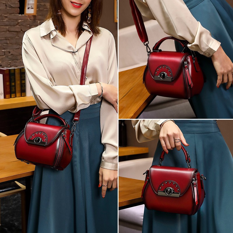 Handbag retro hot sale