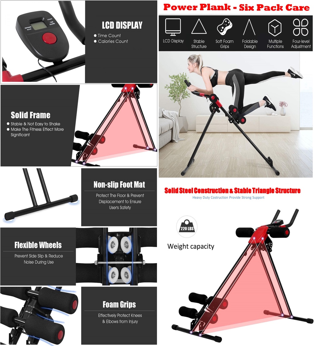 🔥🔥 X-BIKE Gym AB Six Pack Care Total Body Gym Station Exercise Bench ...