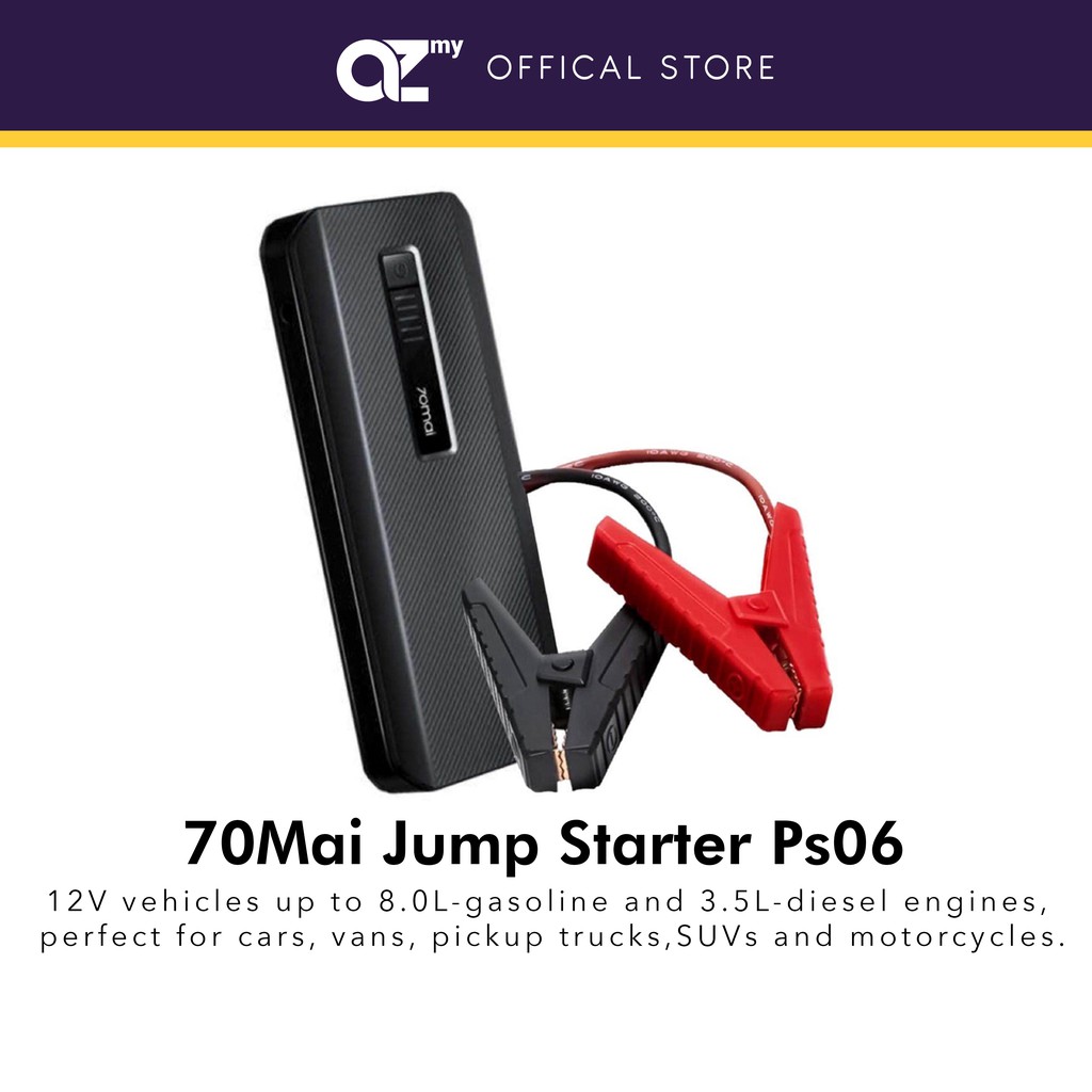70mai Jump Starter Max 18000mah 70mai Car Jump Starter PS06 1000A Power ...