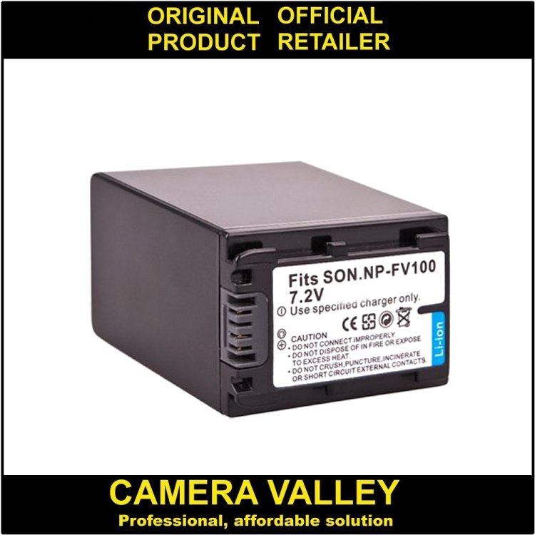 thumbnail image 2 of SONY NP-FV100 Rechargeable Battery Pack For SONY Handycam Digital Video Camera Camcorder... 2 of 14