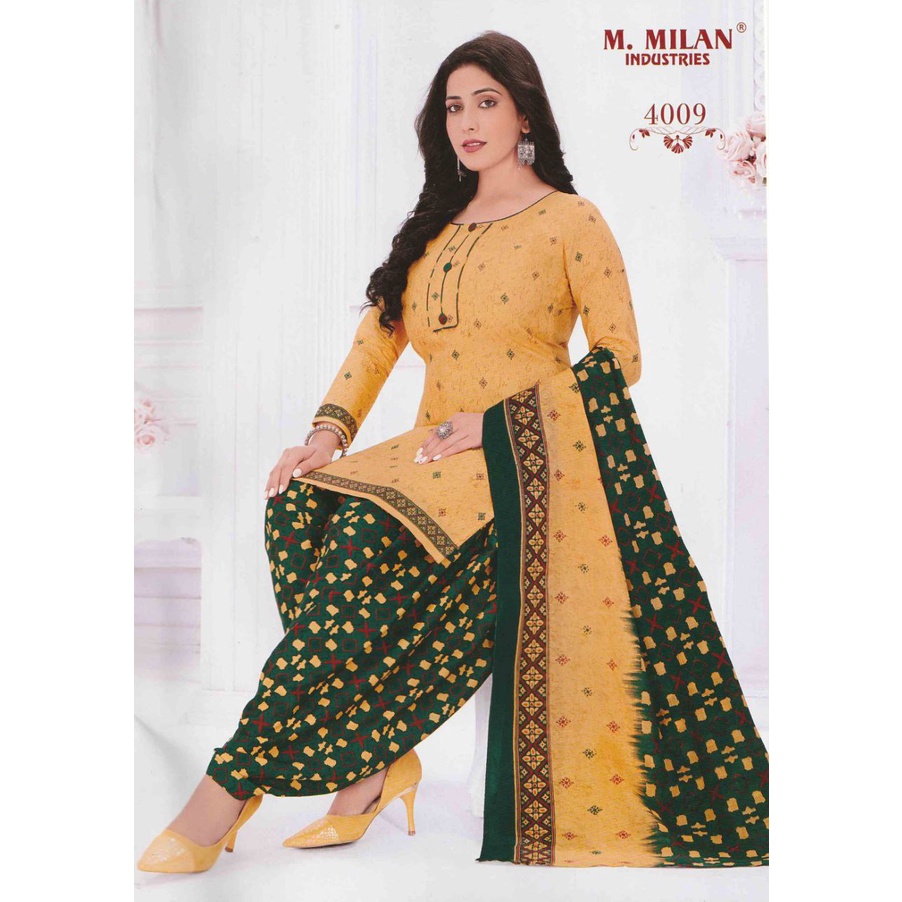 [3XL to 5XL] MILAN Punjabi Suit Readymade Cotton / Patiala Suit ...