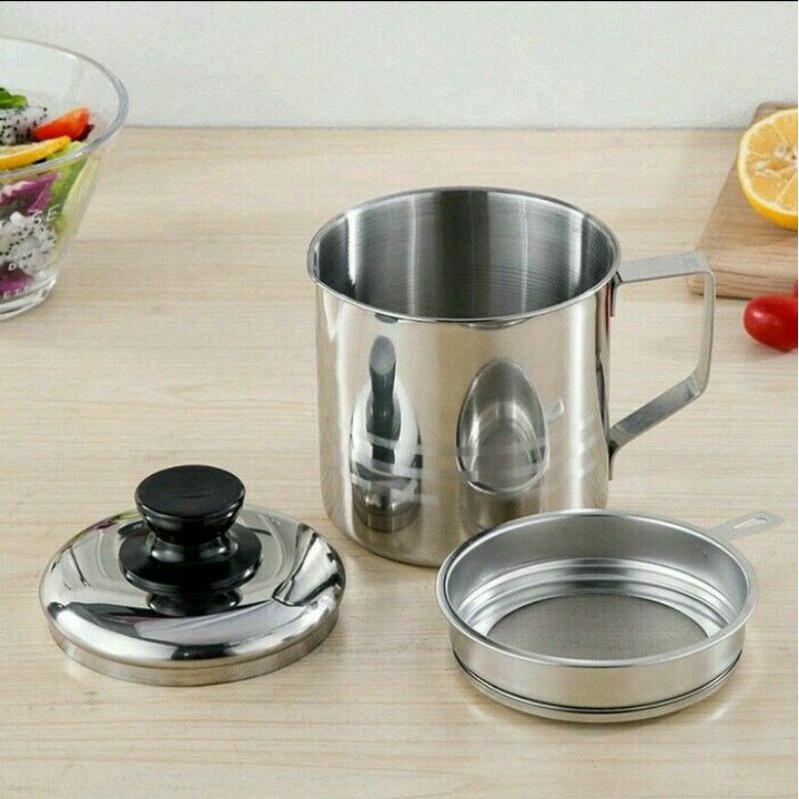 Stainless Cooking Oil Filter/VIRAL Oil Filter | Shopee Malaysia