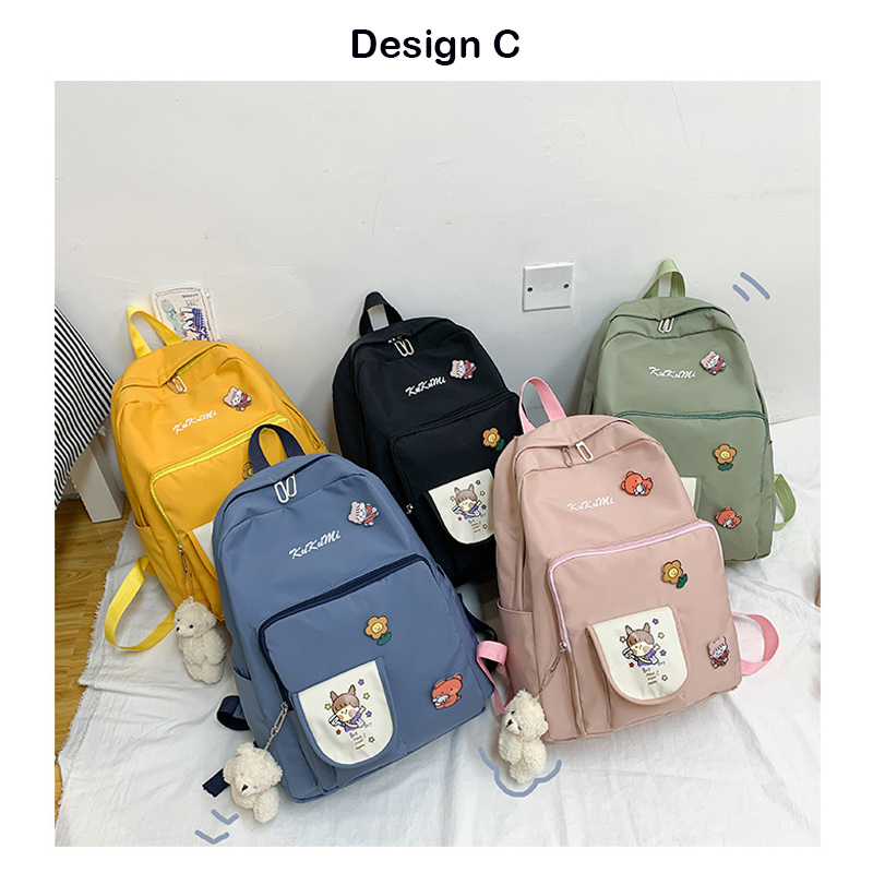 TonyaMall Korean Series Ins College School Backpack Bag (Ulzzang ...