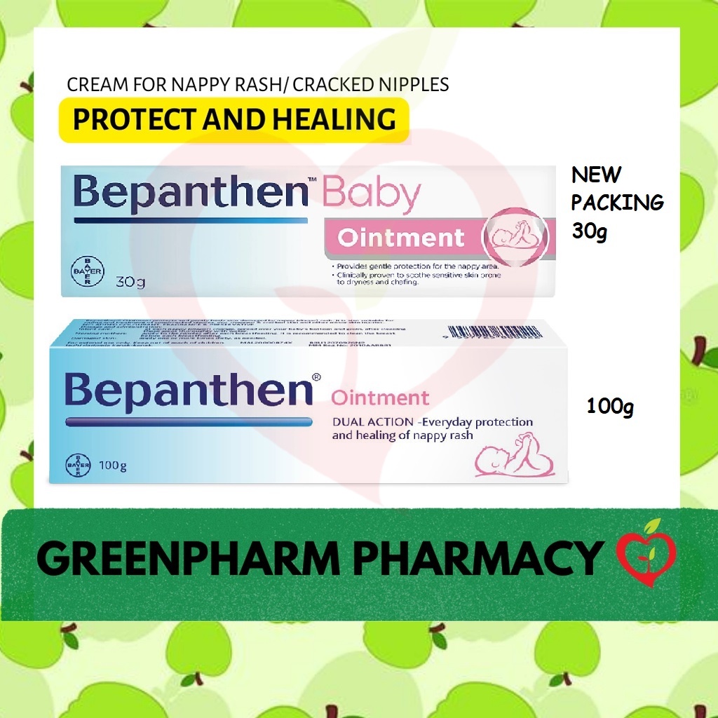 Bepanthen Dual Action Ointment Nappy Rash/Nipple Cream Shopee Malaysia