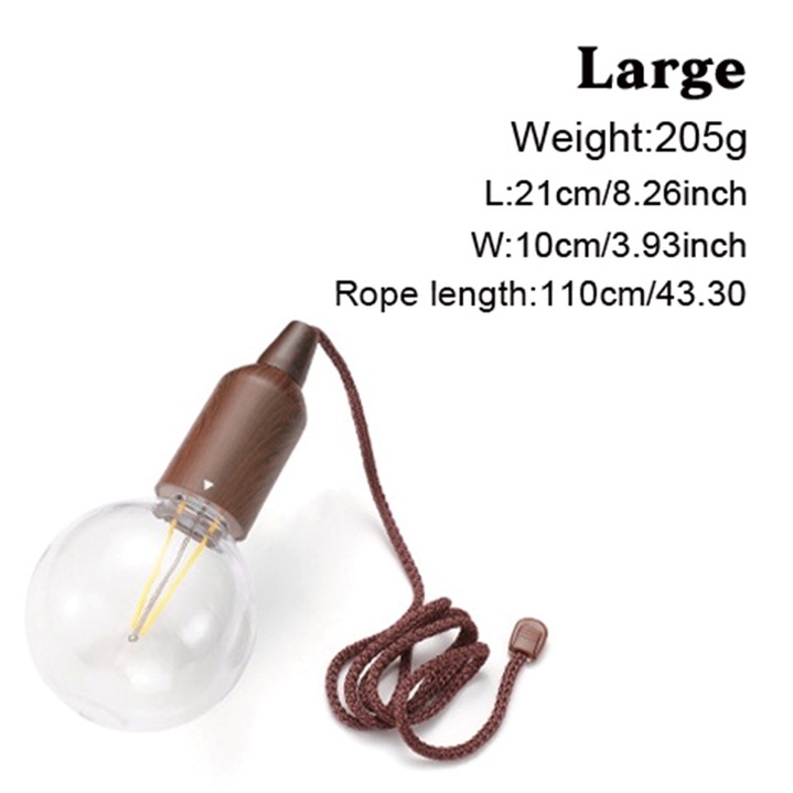 Rechargeable Waterproof Camping Hanging Pull String Light Atmosphere ...