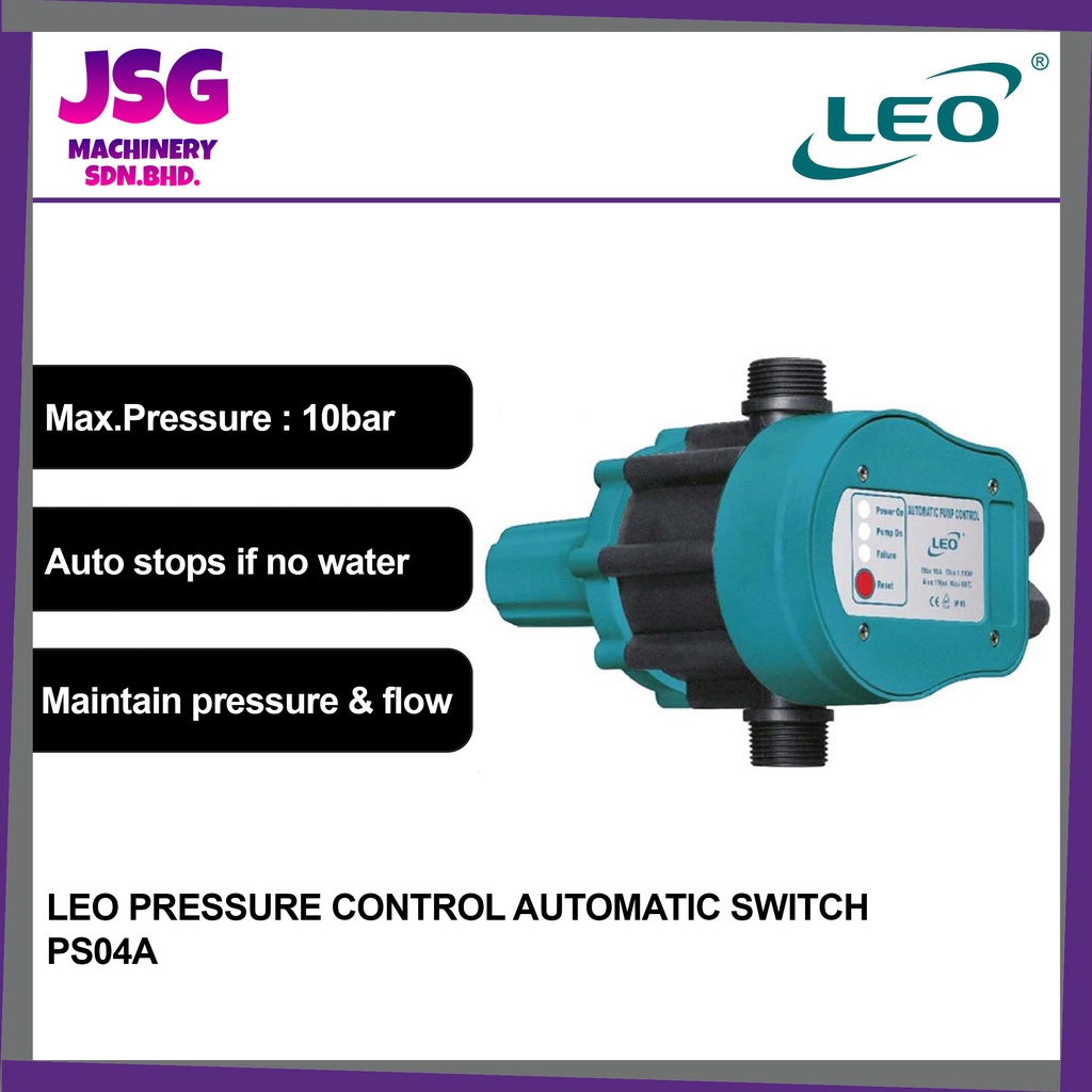 LEO PS04A / JETMAC JPG1510 / TESZLA PC10 WATER PUMP PRESSURE CONTROL ...