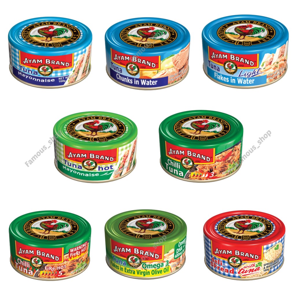 Ayam Brand Tuna & Salmon Spread Chilli / Mayonnaise / Deli Spread Shopee Malaysia