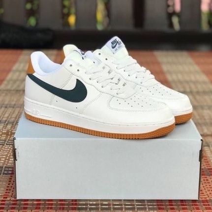 NIKE AIR FORCE 1 WHITE OBSIDIAN GUM PREMIUM | Shopee Malaysia