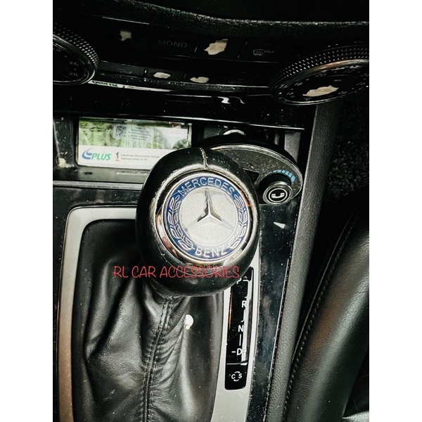 Mercede benz shift gear knob logo w204 w207 w212 w203 w211 r171 r172