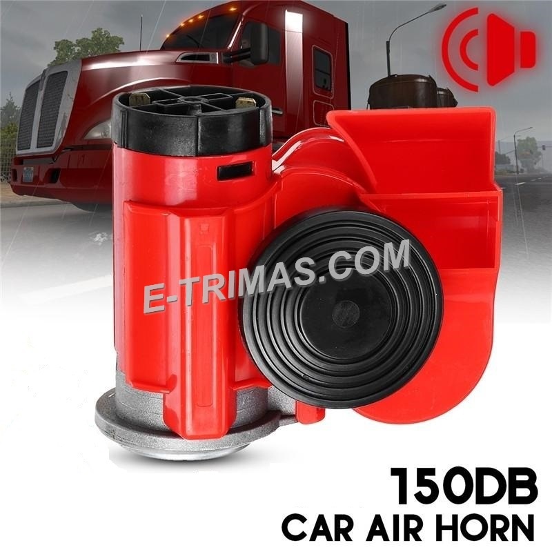 Horn, Buzzer & Reverse Alarm - Compact Twin Tone Air Horn 24 Volt