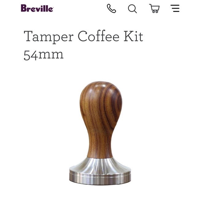 Tamper for Breville coffee machine bes870 Shopee Malaysia