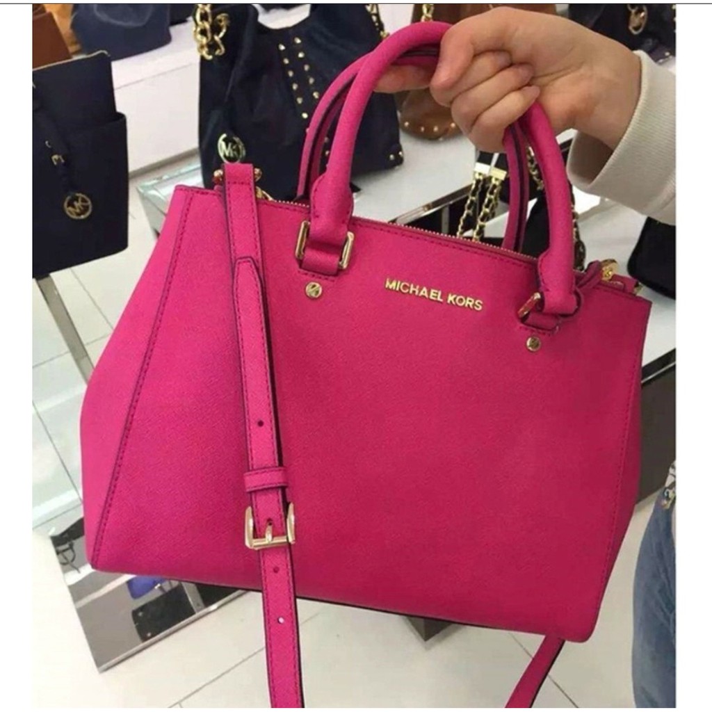 MK Handbag Pink Shopee Malaysia