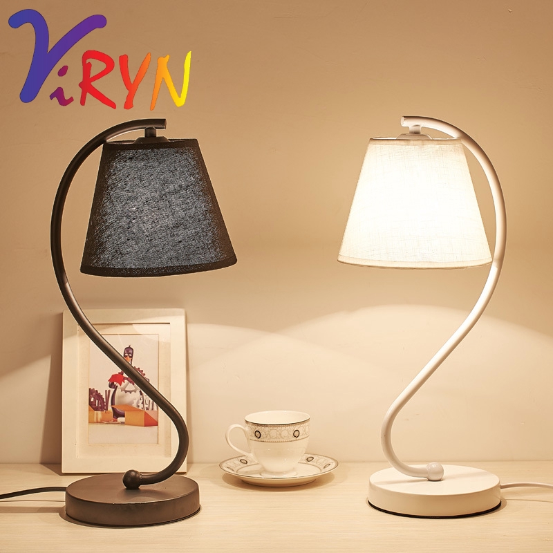 ViRYN Simple Decorative Living Room Bedroom Nordic LED Bedside Table ...