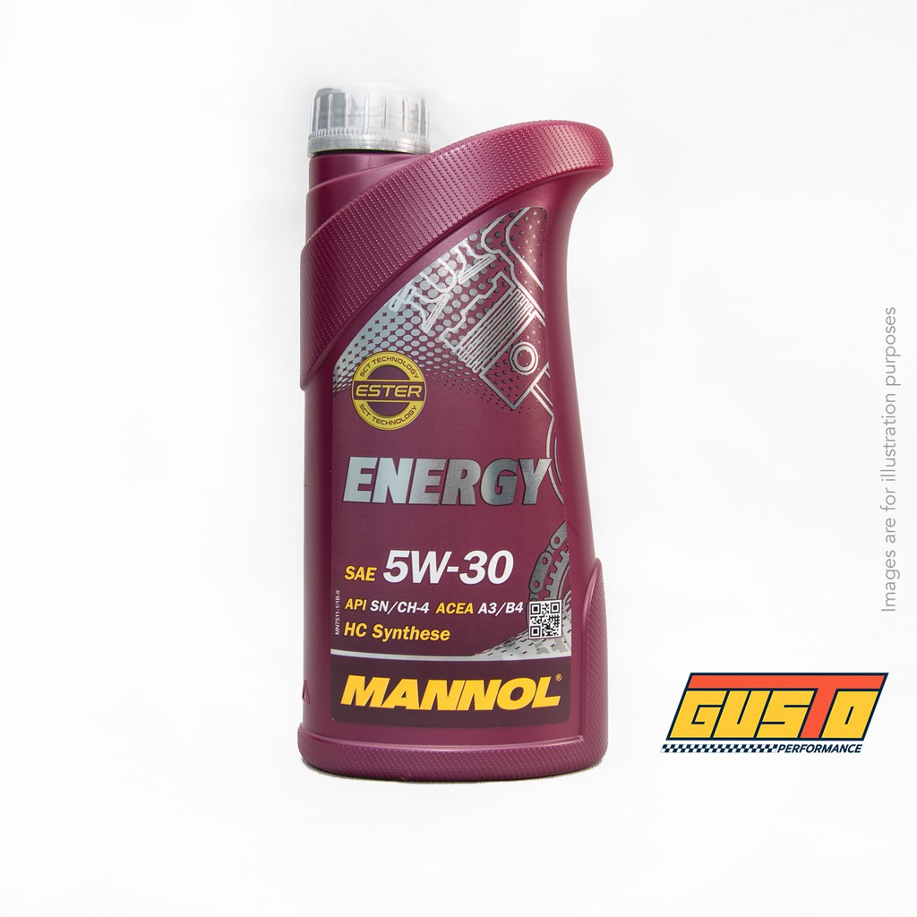 Mannol Energy SAE 5W-30 1 Litre (1L) HC Synthese 5w 30 Engine Oil 发动机油 ...