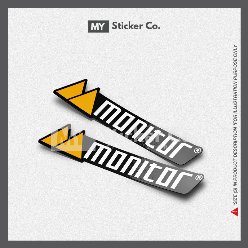 Sticker Monitor (Pair 2 Pieces/Set) Shopee Malaysia
