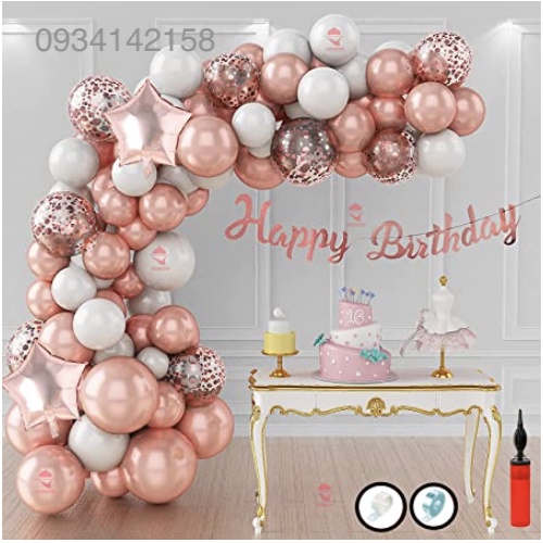 Happy Birthday style letter string with reflective needle - gold ...