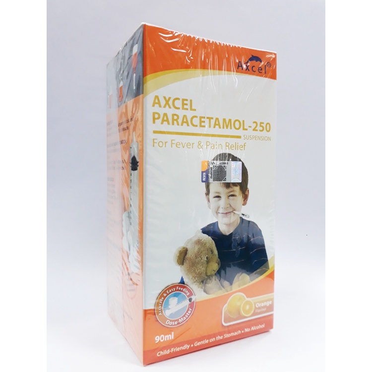 AXCEL PARACETAMOL 90ML ORANGE FLAVOUR (250MG/5ML)(EXP:01/27) | Shopee ...