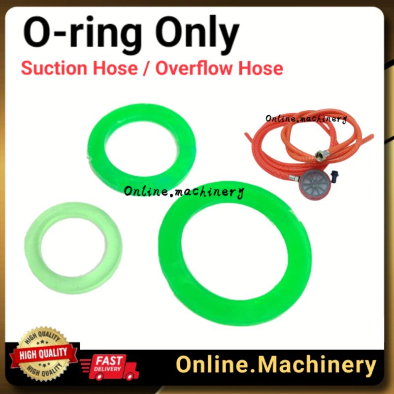 22/30/40/60# O-ring Suction Hose & Overflow Hose Victa Plunger Pump ...