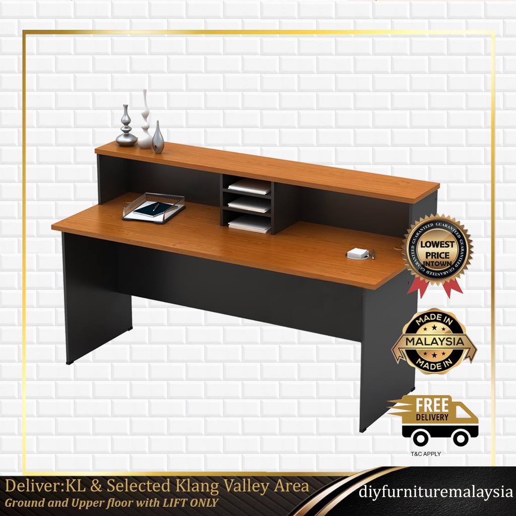 Reception Counter Table 4ft/5ft/6ft Reception Desk front desk