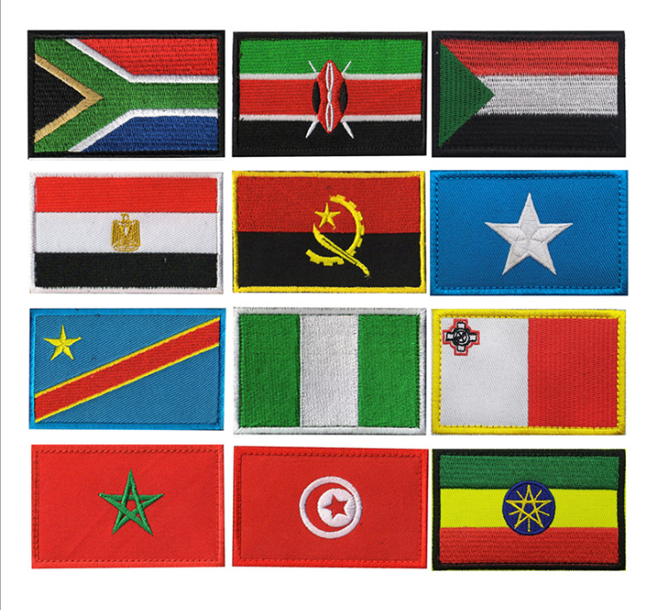 African countries South Africa Egypt Kenya Congo Nigeria Angola flag
